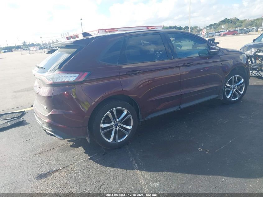 2017 Ford Edge Sport VIN: 2FMPK4AP5HBC22180 Lot: 43967484