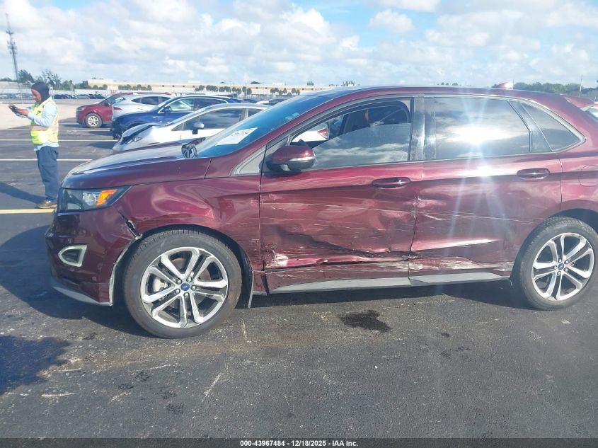 2017 Ford Edge Sport VIN: 2FMPK4AP5HBC22180 Lot: 43967484