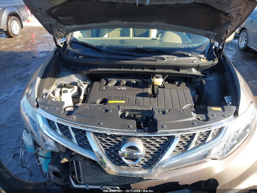 2012 Nissan Murano Le VIN: JN8AZ1MW3CW216963 Lot: 43967491