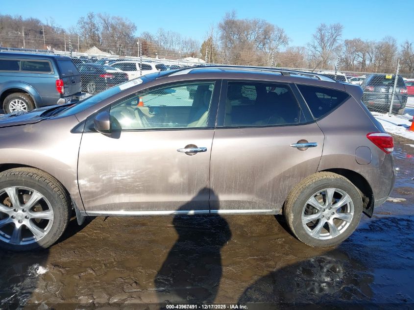 2012 Nissan Murano Le VIN: JN8AZ1MW3CW216963 Lot: 43967491