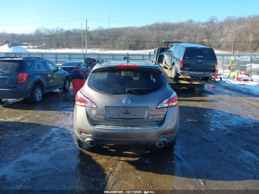 2012 Nissan Murano Le VIN: JN8AZ1MW3CW216963 Lot: 43967491