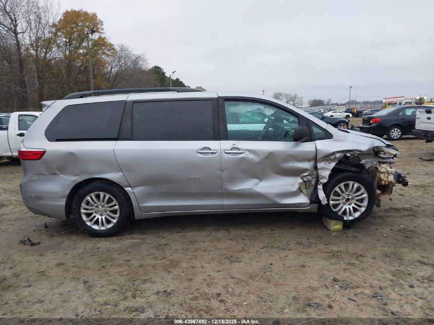 2015 Toyota Sienna Xle 8 Passenger VIN: 5TDYK3DC5FS576000 Lot: 43967492