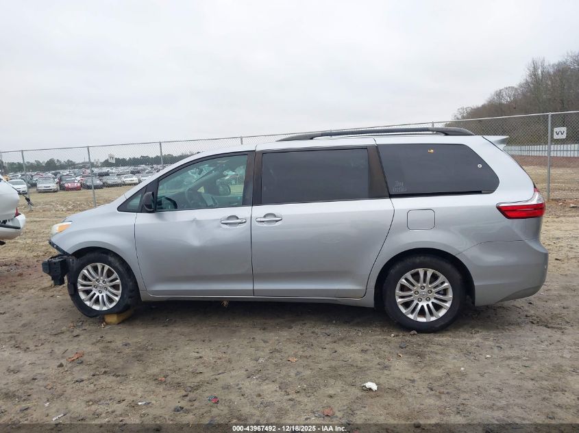 2015 Toyota Sienna Xle 8 Passenger VIN: 5TDYK3DC5FS576000 Lot: 43967492
