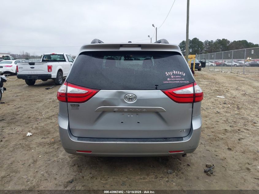 2015 Toyota Sienna Xle 8 Passenger VIN: 5TDYK3DC5FS576000 Lot: 43967492