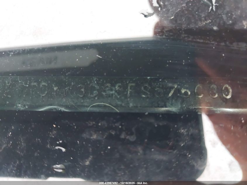 2015 Toyota Sienna Xle 8 Passenger VIN: 5TDYK3DC5FS576000 Lot: 43967492