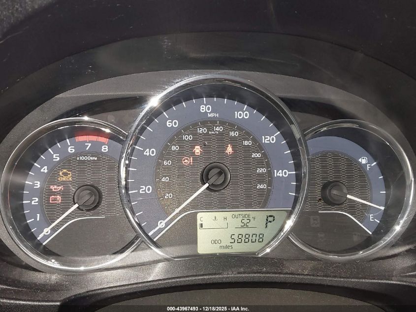 2016 Toyota Corolla Le VIN: 5YFBURHE8GP387625 Lot: 43967493