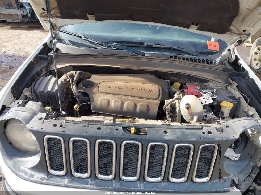 2018 Jeep Renegade Latitude Fwd VIN: ZACCJABB7JPH05050 Lot: 43967496