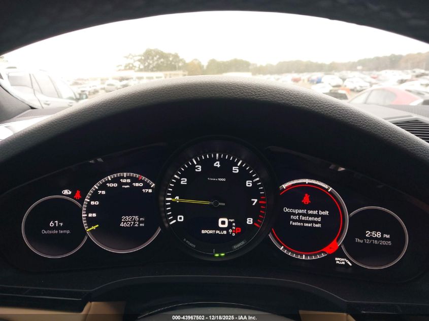 2023 Porsche Cayenne E-Hybrid Platinum Edition VIN: WP1AE2AY0PDA12446 Lot: 43967502