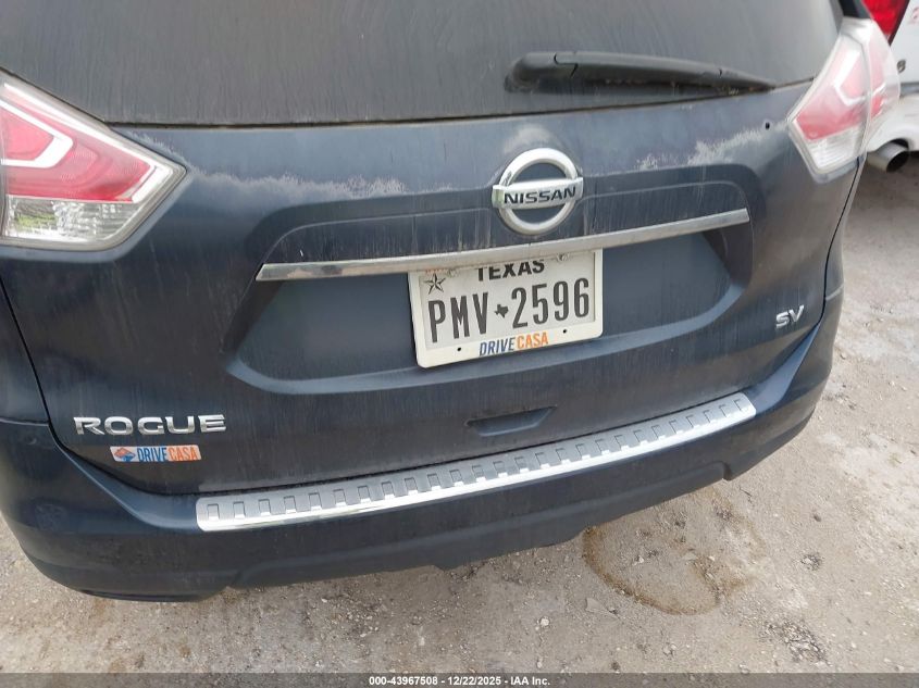 2015 Nissan Rogue Sv VIN: KNMAT2MT0FP583598 Lot: 43967508