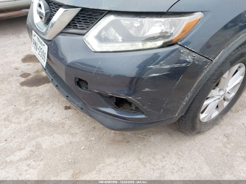2015 Nissan Rogue Sv VIN: KNMAT2MT0FP583598 Lot: 43967508
