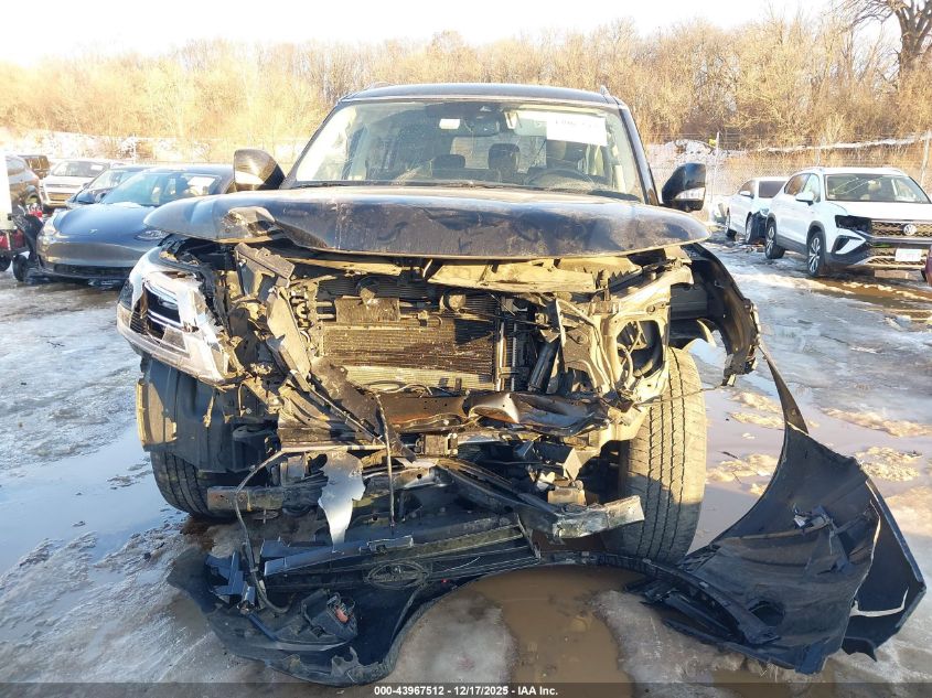 2022 Nissan Armada Sl 2Wd VIN: JN8AY2BC3N9162129 Lot: 43967512