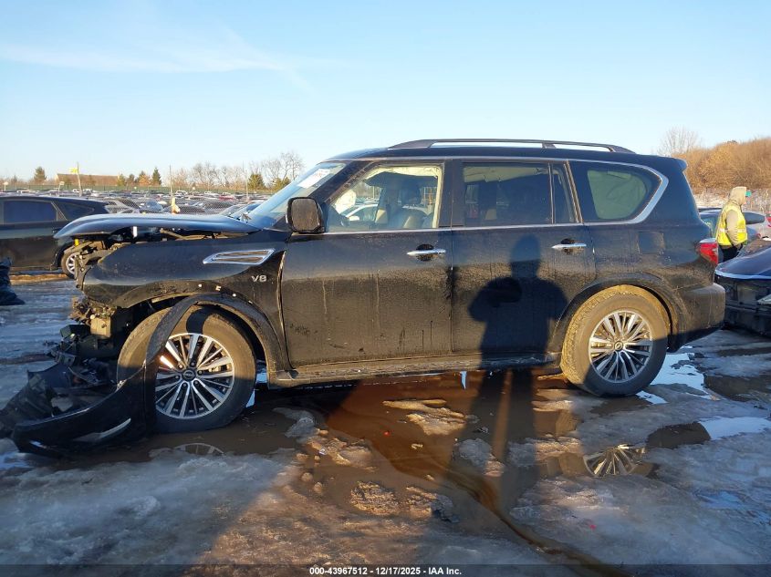 2022 Nissan Armada Sl 2Wd VIN: JN8AY2BC3N9162129 Lot: 43967512