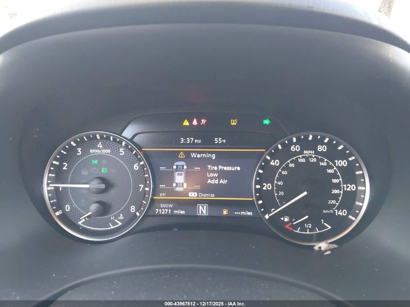 2022 Nissan Armada Sl 2Wd VIN: JN8AY2BC3N9162129 Lot: 43967512