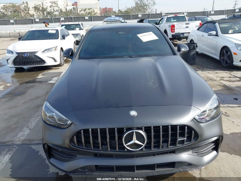 2025 Mercedes-Benz Amg C 43 4Matic VIN: W1KAF8HB6SR284813 Lot: 43967515