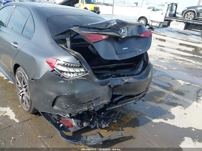 2025 Mercedes-Benz Amg C 43 4Matic VIN: W1KAF8HB6SR284813 Lot: 43967515