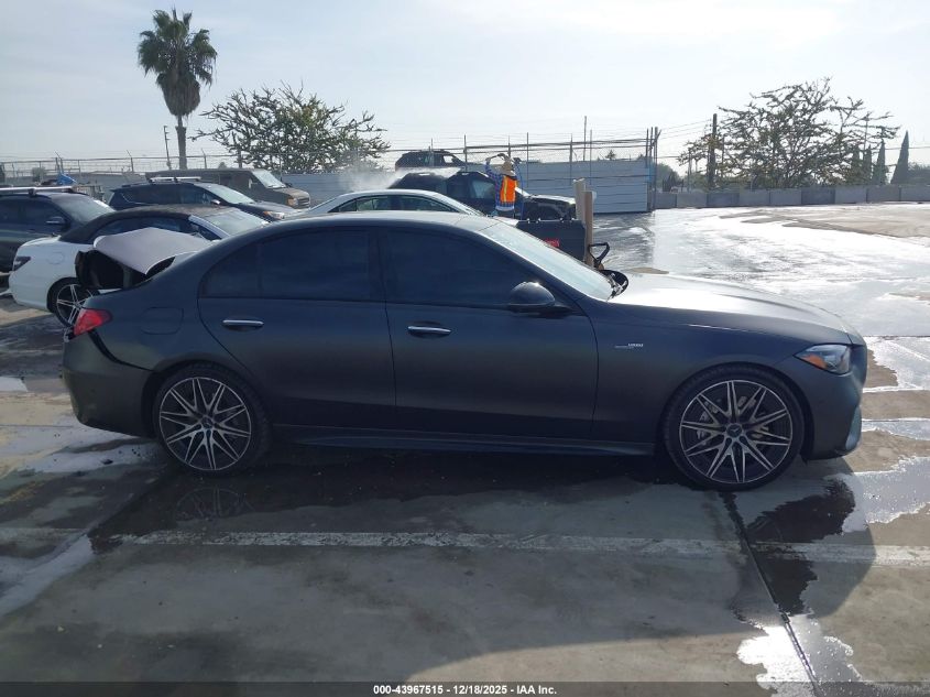 2025 Mercedes-Benz Amg C 43 4Matic VIN: W1KAF8HB6SR284813 Lot: 43967515