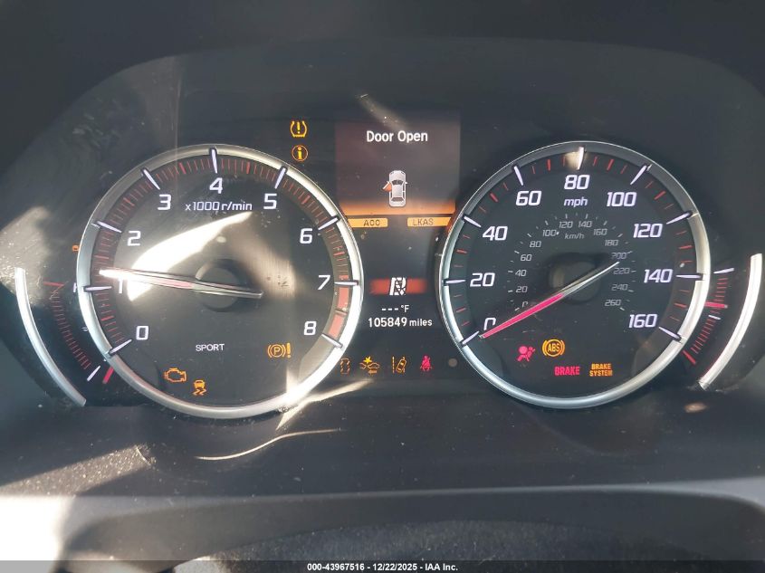 2019 Acura Tlx Tech A-Spec Pkgs VIN: 19UUB1F63KA002322 Lot: 43967516