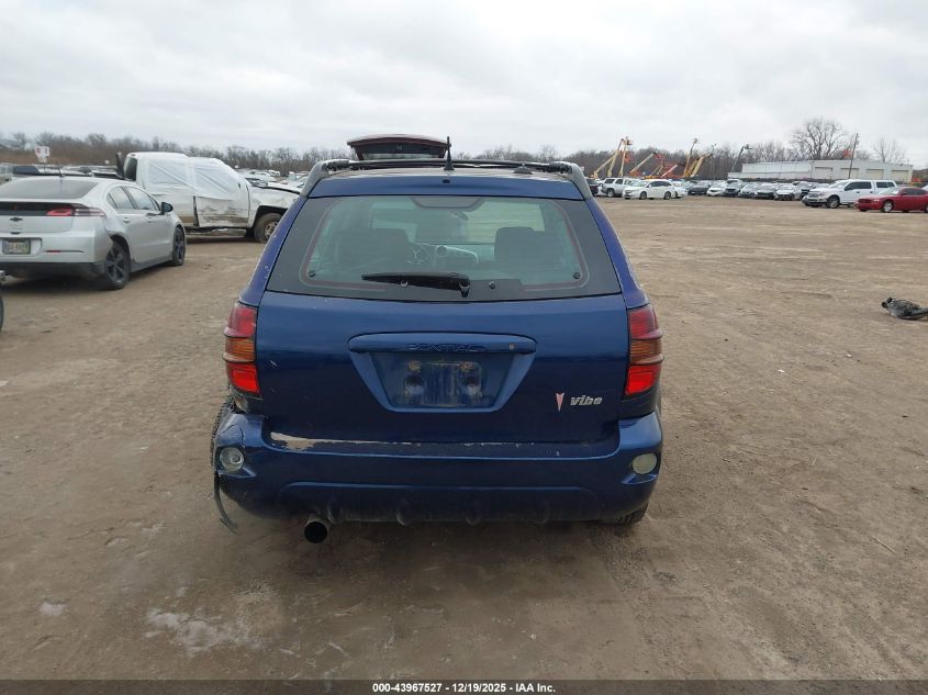 2004 Pontiac Vibe VIN: 5Y2SL64874Z449292 Lot: 43967527