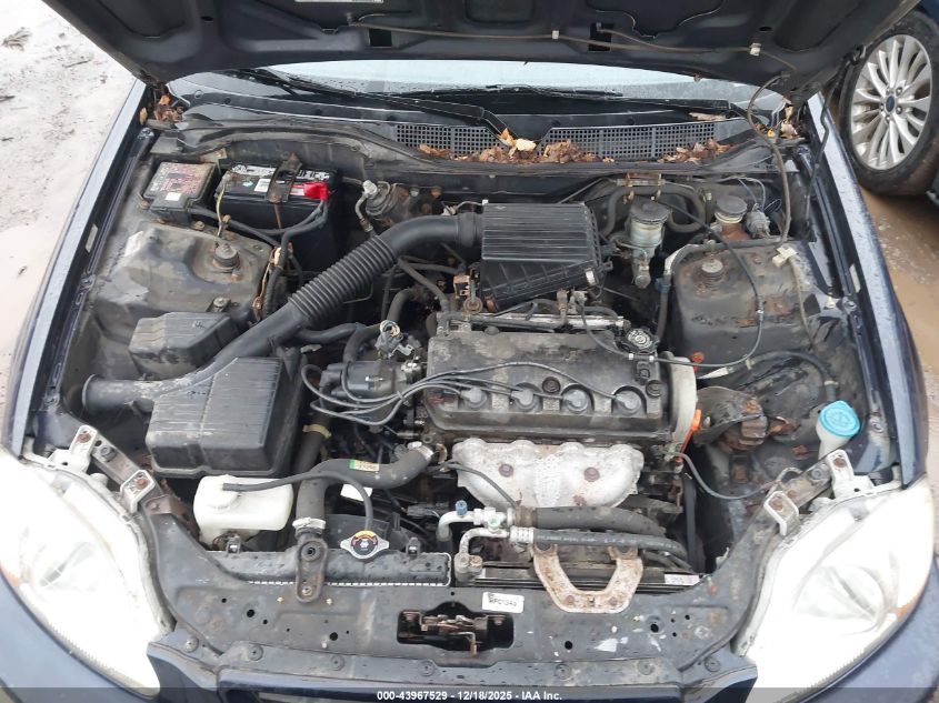 1997 Honda Civic Cx VIN: 2HGEJ6327VH103732 Lot: 43967529