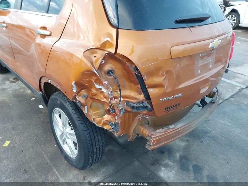 2017 Chevrolet Trax Lt VIN: 3GNCJPSB8HL172638 Lot: 43967555