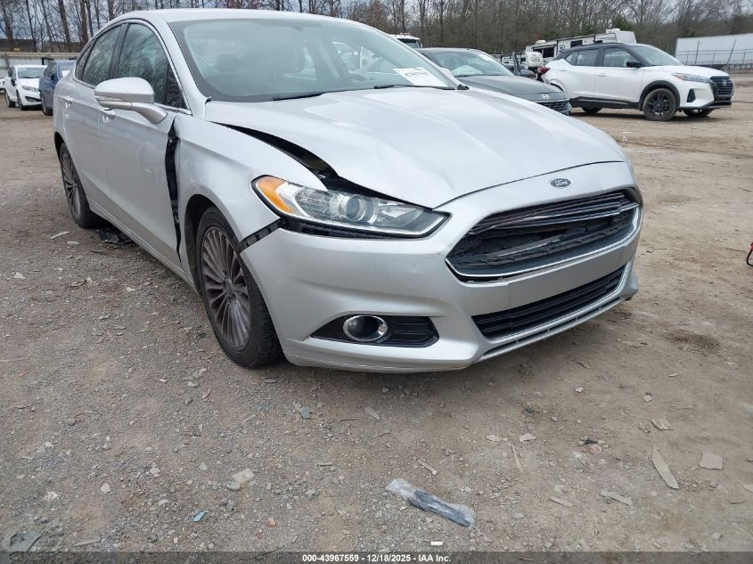2014 Ford Fusion Titanium VIN: 3FA6P0K91ER154537 Lot: 43967559