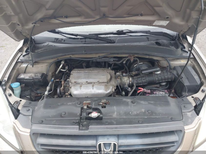 2004 Honda Pilot Ex-L VIN: 2HKYF18554H550584 Lot: 43967567