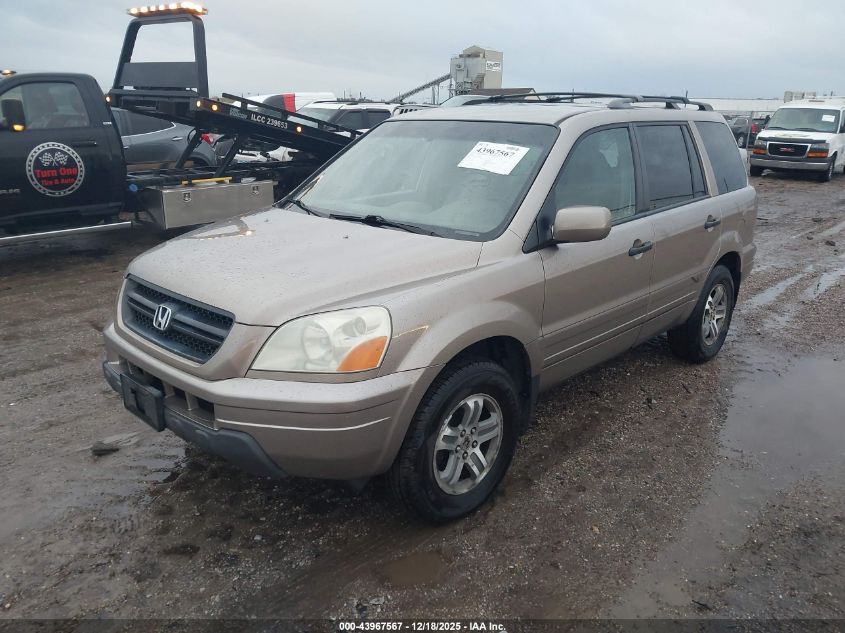 2HKYF18554H550584 2004 HONDA PILOT photo no. 2