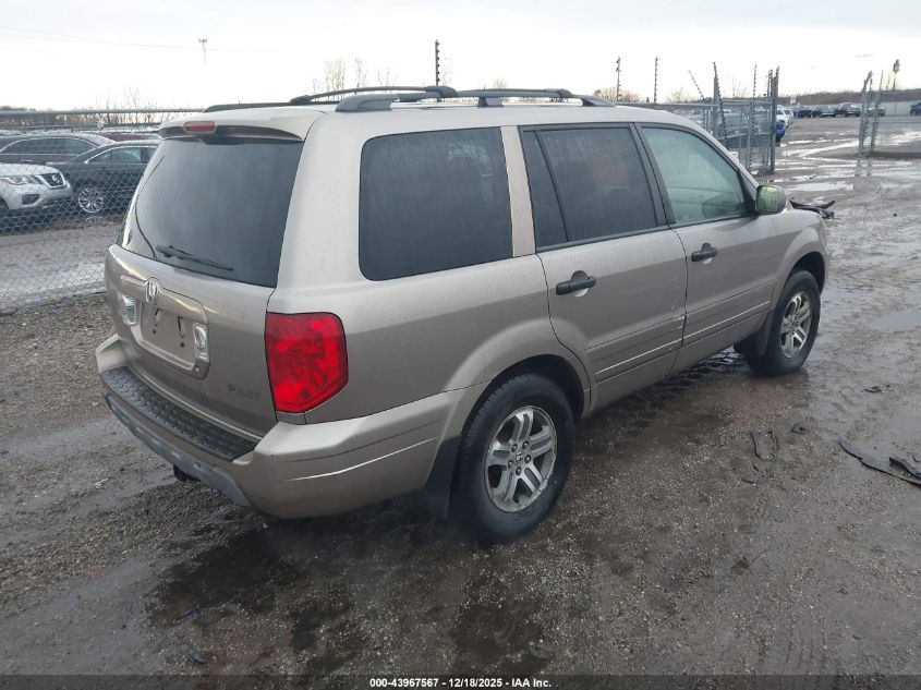 2HKYF18554H550584 2004 HONDA PILOT photo no. 4