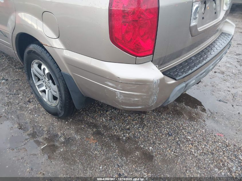 2004 Honda Pilot Ex-L VIN: 2HKYF18554H550584 Lot: 43967567