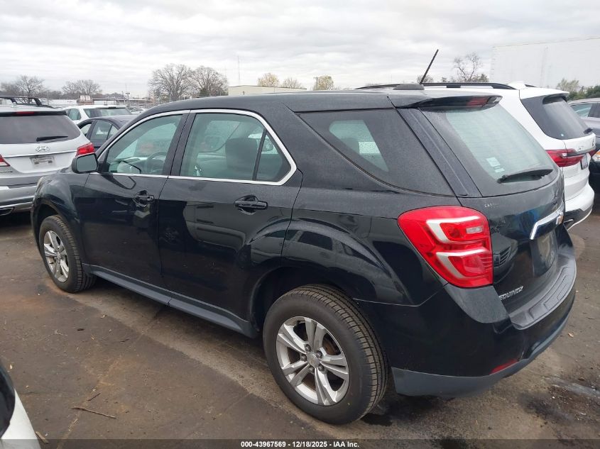2017 Chevrolet Equinox Ls VIN: 2GNALBEK2H1582899 Lot: 43967569