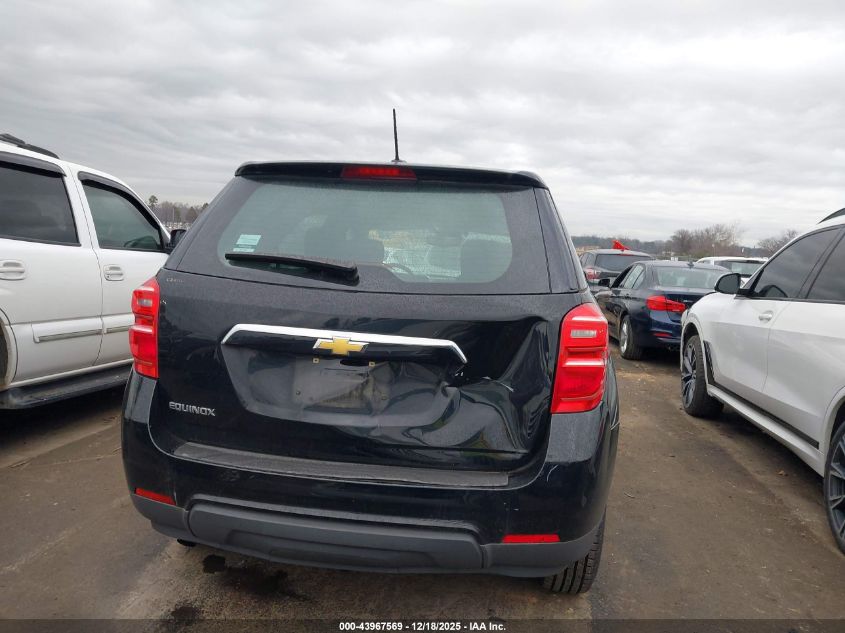 2017 Chevrolet Equinox Ls VIN: 2GNALBEK2H1582899 Lot: 43967569