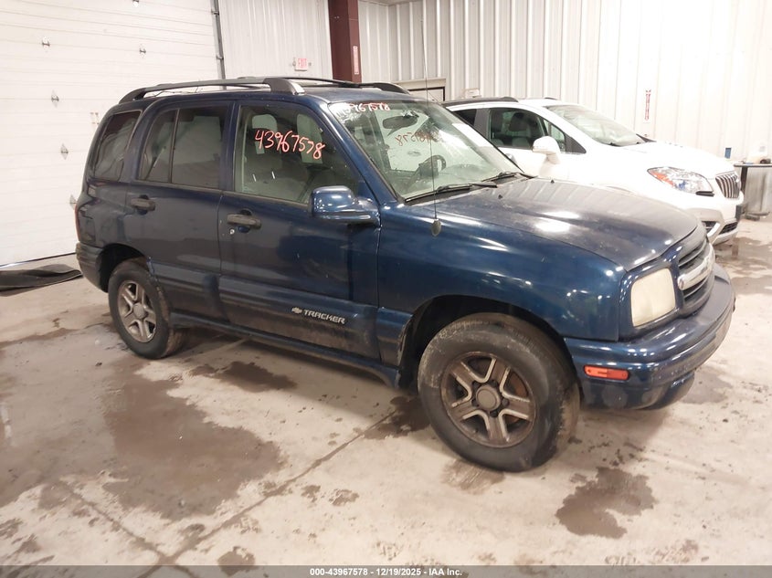 2003 CHEVROLET TRACKER Blue VIN: 2CNBJ634036930088