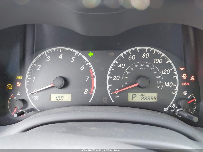 2009 Toyota Corolla Le VIN: JTDBL40E599070864 Lot: 43967579