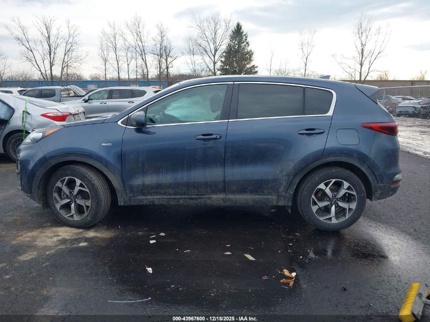 2021 Kia Sportage Lx VIN: KNDPMCAC7M7895447 Lot: 43967600