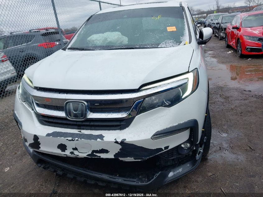 2020 Honda Pilot Awd Ex-L VIN: 5FNYF6H58LB002086 Lot: 43967612