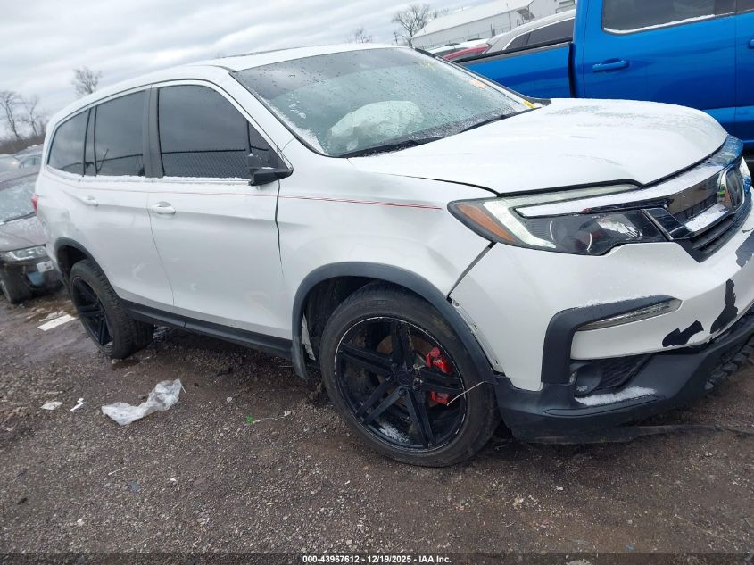 2020 Honda Pilot Awd Ex-L VIN: 5FNYF6H58LB002086 Lot: 43967612