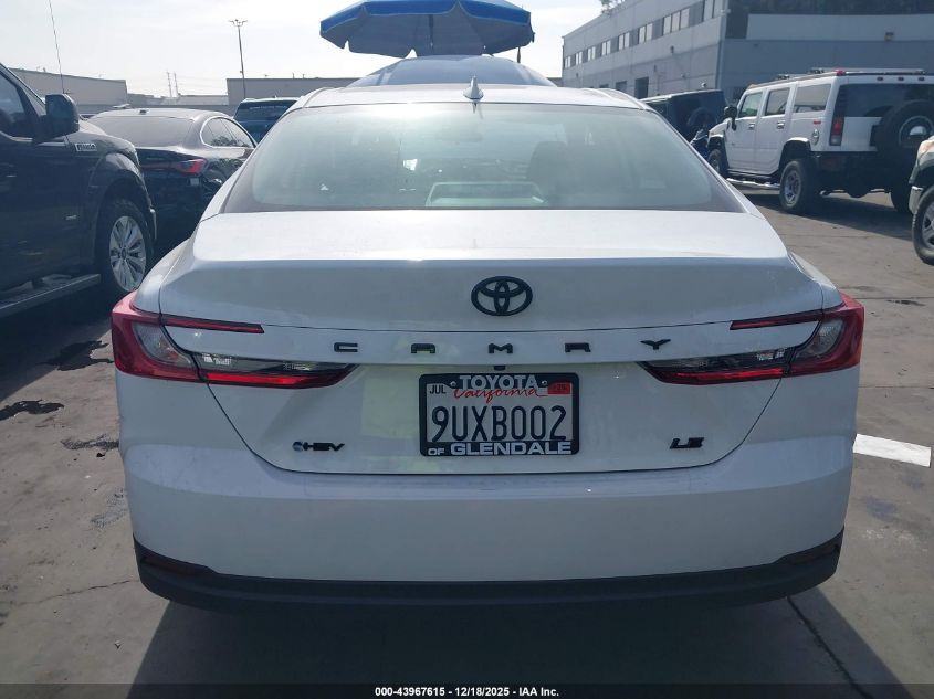 2025 Toyota Camry Le VIN: 4T1DAACK9SU188347 Lot: 43967615
