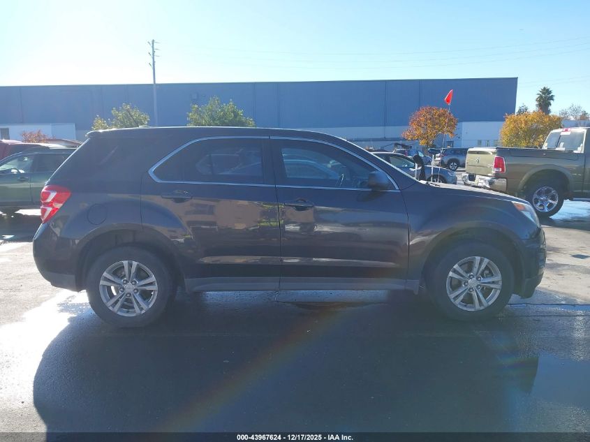 2016 Chevrolet Equinox Ls VIN: 1GNALBEK3GZ105324 Lot: 43967624