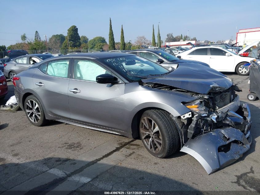 2016 Nissan Maxima 3.5 Platinum/3.5 S/3.5 Sl/3.5 Sr/3.5 Sv VIN: 1N4AA6AP6GC424426 Lot: 43967629