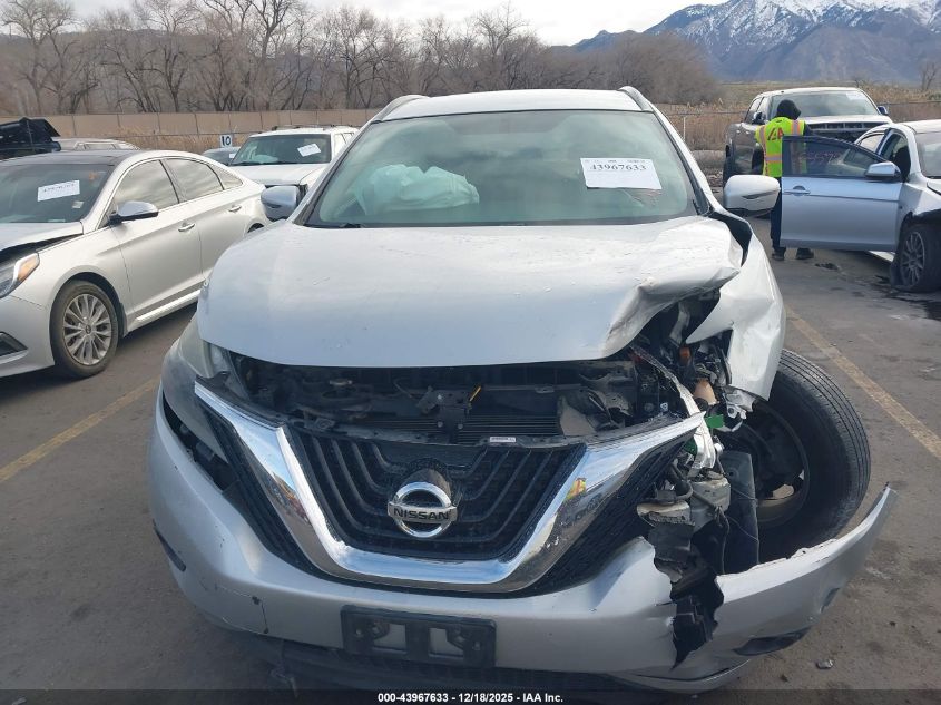 2018 Nissan Murano 2.5X VIN: 5N1AZ2MH0JN158165 Lot: 43967633