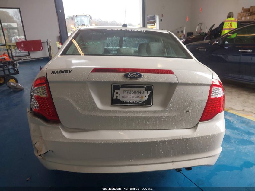 2011 Ford Fusion Se VIN: 3FAHP0HA6BR210266 Lot: 43967635