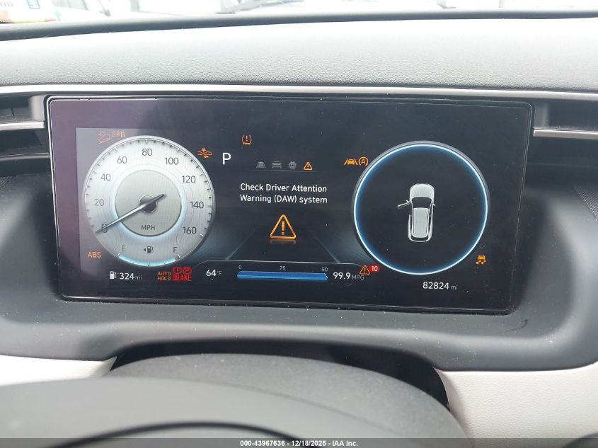 2022 Hyundai Tucson Sel VIN: 5NMJFCAE8NH106332 Lot: 43967636