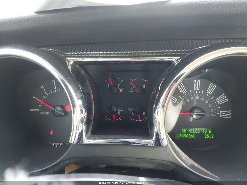 2007 Ford Mustang V6 Deluxe/V6 Premium VIN: 1ZVFT80N875264007 Lot: 43967649