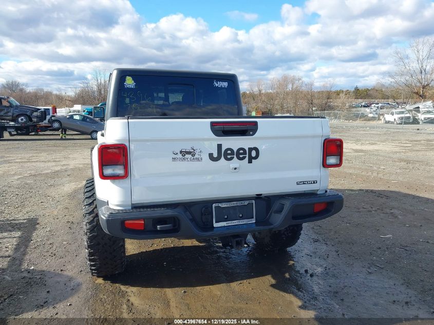 2021 Jeep Gladiator Sport S 4X4 VIN: 1C6HJTAG0ML597062 Lot: 43967654