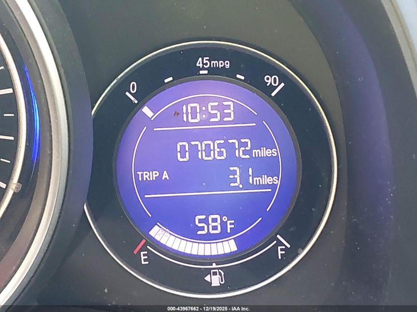 2015 Honda Fit Ex/Ex-L VIN: 3HGGK5H81FM705252 Lot: 43967662