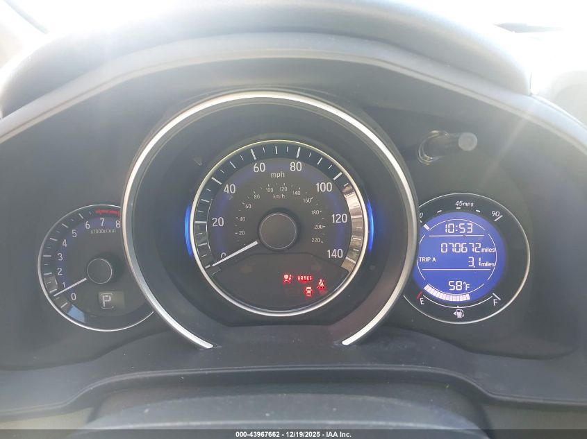 2015 Honda Fit Ex/Ex-L VIN: 3HGGK5H81FM705252 Lot: 43967662