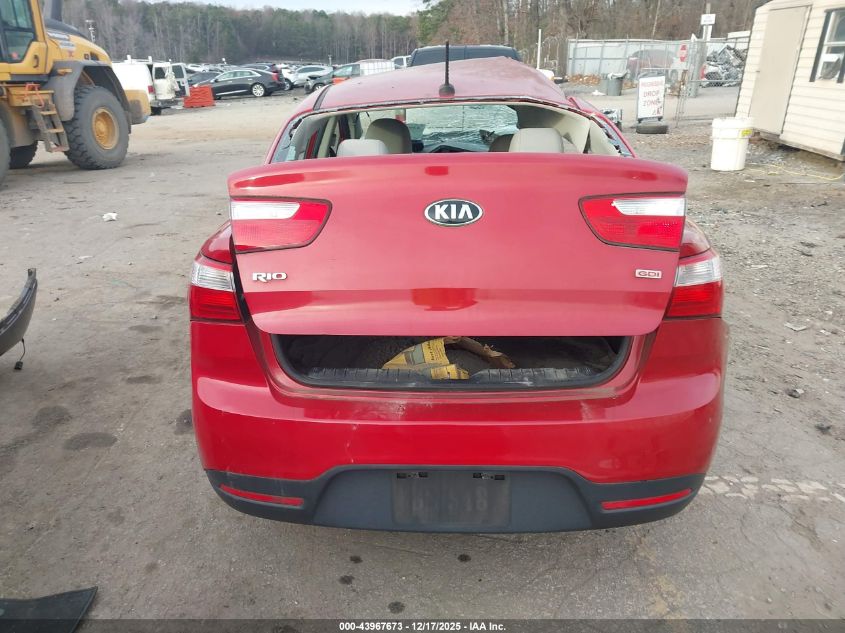 2015 Kia Rio Lx VIN: KNADM4A36F6443181 Lot: 43967673