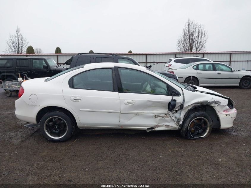 2002 Dodge Neon Se VIN: 1B3AS46C72D595742 Lot: 43967677