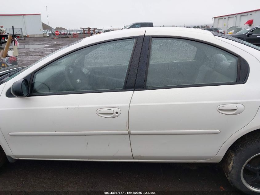 2002 Dodge Neon Se VIN: 1B3AS46C72D595742 Lot: 43967677