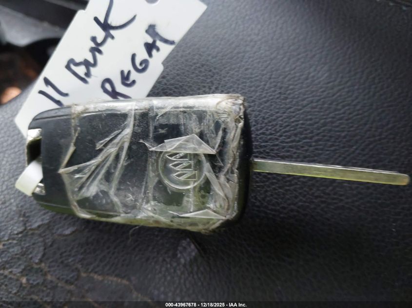 2011 Buick Regal Cxl Turbo Russelsheim VIN: W04G15GV5B1045842 Lot: 43967678